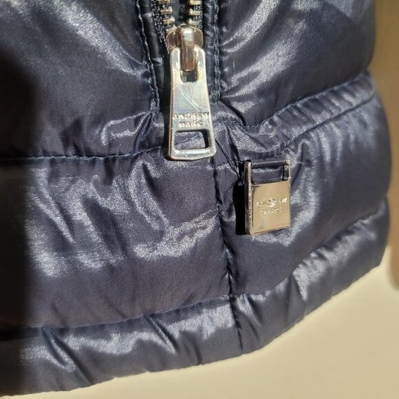 Andrew Marc Lightweight Premium Down Puffer Duck Feather Jacket sz M GUC Flaw - Picture 3 of 10